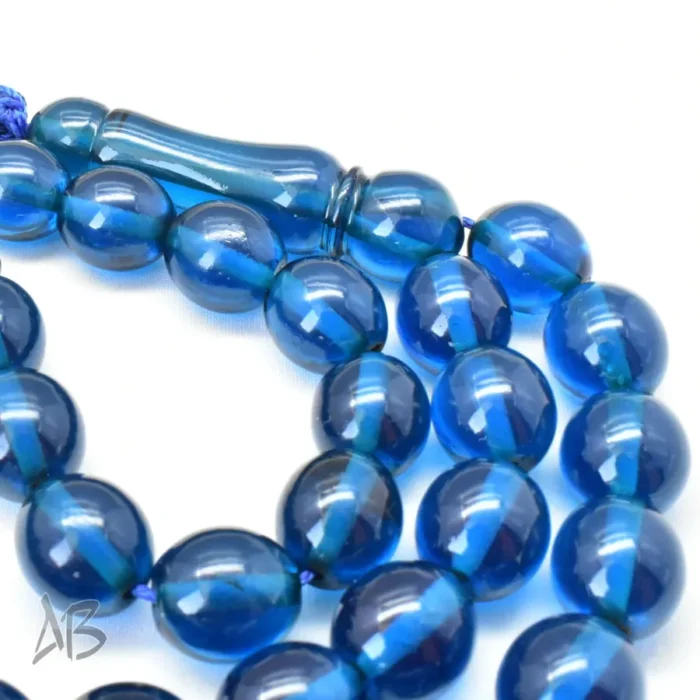 تسبیح سندلوس اصل بودار 43 دانه بیضی بسیار خوشرنگ کد 1184 - Image 9