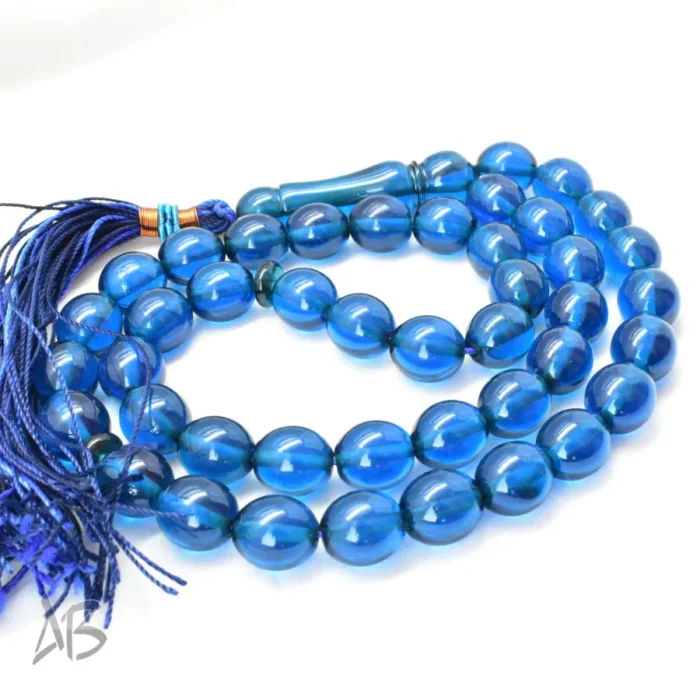 تسبیح سندلوس اصل بودار 43 دانه بیضی بسیار خوشرنگ کد 1184 - Image 8