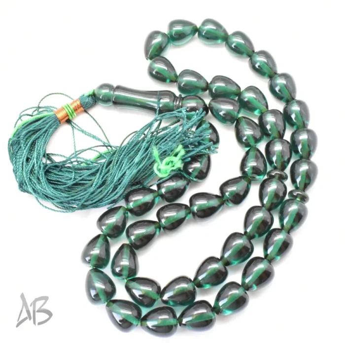 تسبیح سندلوس اصل بودار 43 دانه تراش اشکی خوشدست و خوشرنگ کد 1186 - Image 11