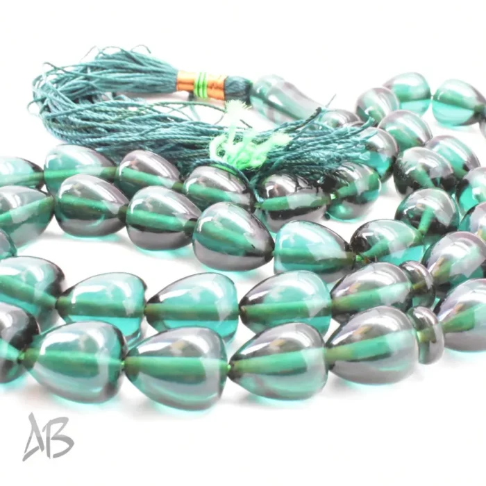 تسبیح سندلوس اصل بودار 43 دانه تراش اشکی خوشدست و خوشرنگ کد 1186 - Image 7