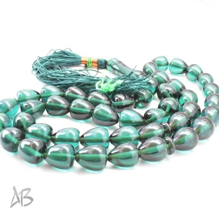 تسبیح سندلوس اصل بودار 43 دانه تراش اشکی خوشدست و خوشرنگ کد 1186 - Image 8