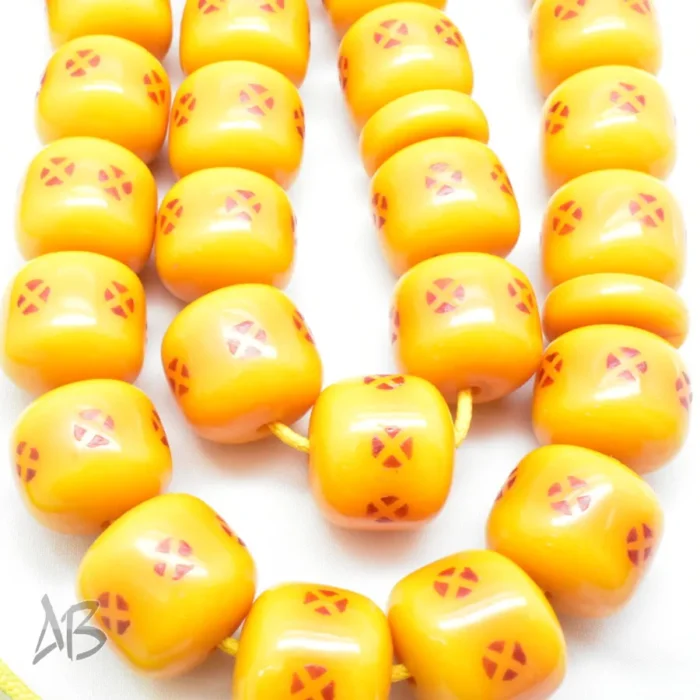 تسبیح سندلوس بودار 33 دانه اصل داغ‌دار کد 1188 کپسولی درشت و سنگین - Image 7