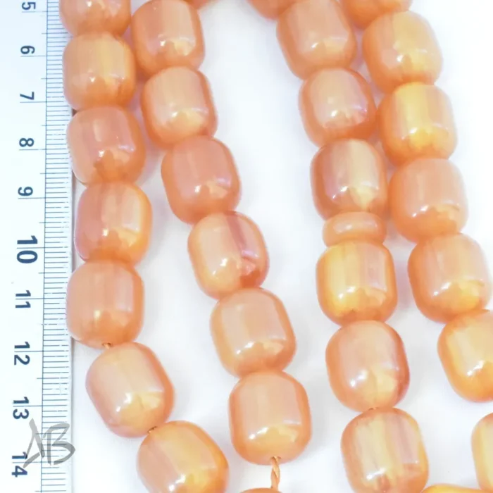 تسبیح سندلوس بودار 33 دانه اصل کد 1189 استوانه‌ای خوشدست آقابزرگ - Image 4