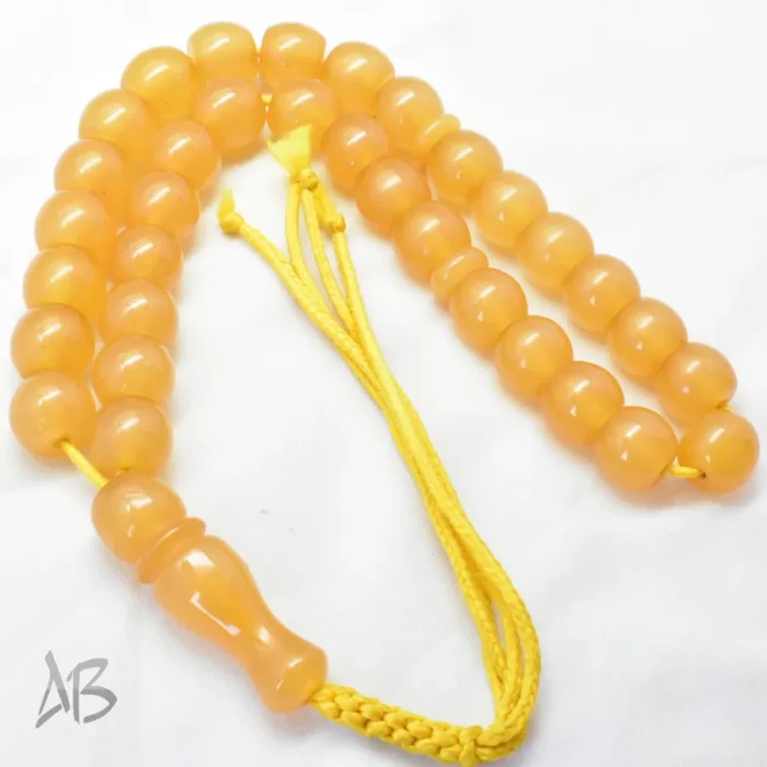 تسبیح سندلوس 33 دانه کد 1192 بودار تراش قیچی منگوله بافت - Image 5