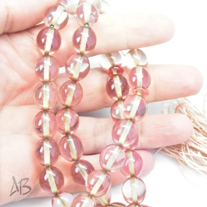 تسبیح سندلوس اصل بودار 43 دانه تراش تخم کفتری خوشدست کد 1194 - Image 3