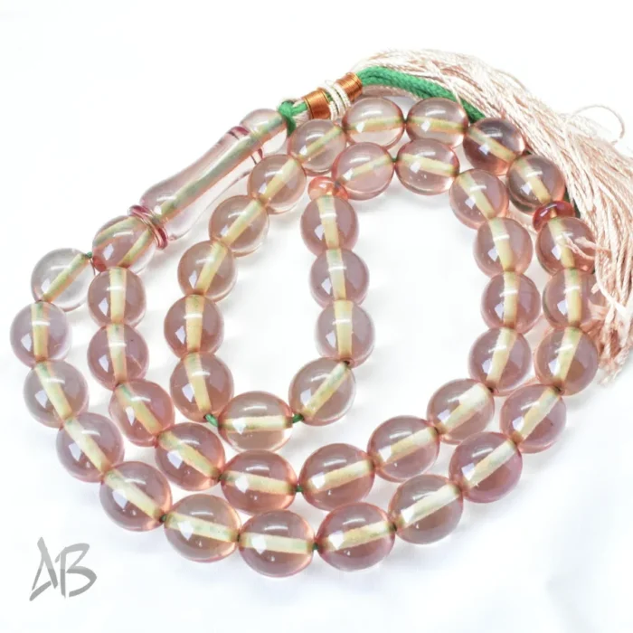 تسبیح سندلوس اصل بودار 43 دانه تراش تخم کفتری خوشدست کد 1194 - Image 4