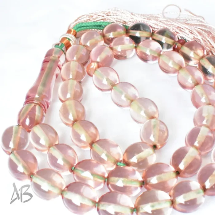 تسبیح سندلوس اصل بودار 43 دانه تراش تخم کفتری خوشدست کد 1194 - Image 6