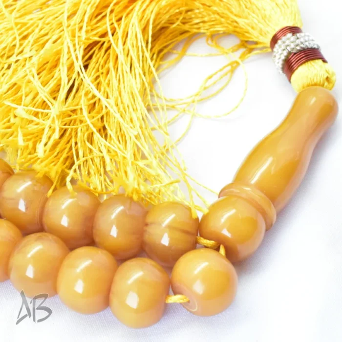 تسبیح سندلوس 33 دانه بودار چرتکه‌ای قیچی‌برخوشرنگ کد 1195 آقابزرگ - Image 5