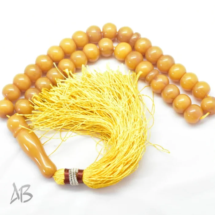 تسبیح سندلوس 33 دانه بودار چرتکه‌ای قیچی‌برخوشرنگ کد 1195 آقابزرگ - Image 8