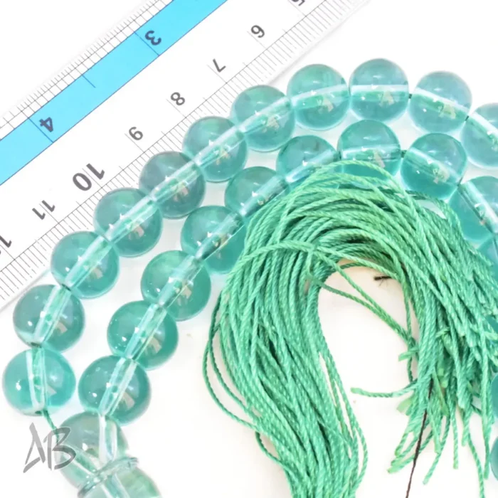 تسبیح سندلوس 33 دانه بودار خوشرنگ سایز 10 در 13 کد 1196 آقابزرگ - Image 3