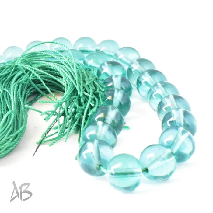 تسبیح سندلوس 33 دانه بودار خوشرنگ سایز 10 در 13 کد 1196 آقابزرگ - Image 4