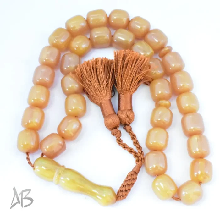 تسبیح سندلوس بودار 33 دانه اصل کد 1197 استوانه‌ای لبه گرد آقابزرگ - Image 11