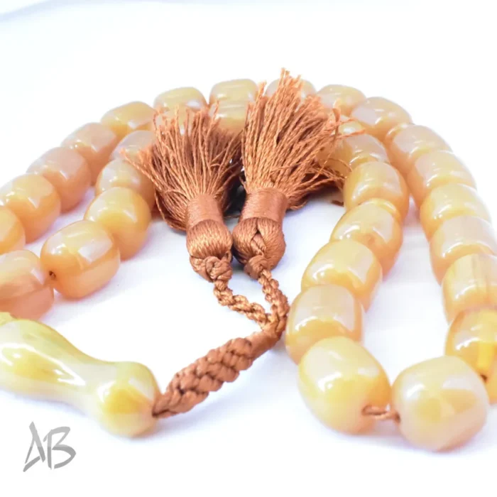 تسبیح سندلوس بودار 33 دانه اصل کد 1197 استوانه‌ای لبه گرد آقابزرگ - Image 9