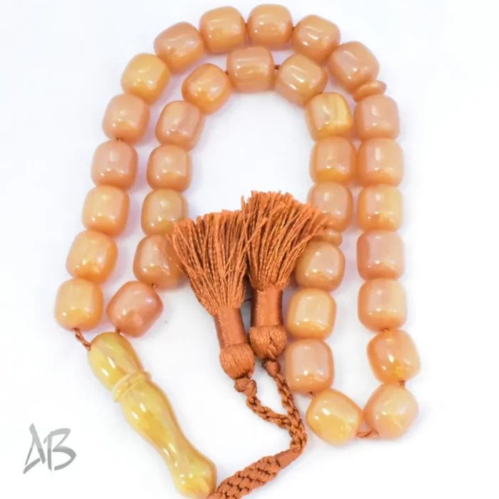 تسبیح سندلوس بودار 33 دانه اصل کد 1197 استوانه‌ای لبه گرد آقابزرگ - Image 10