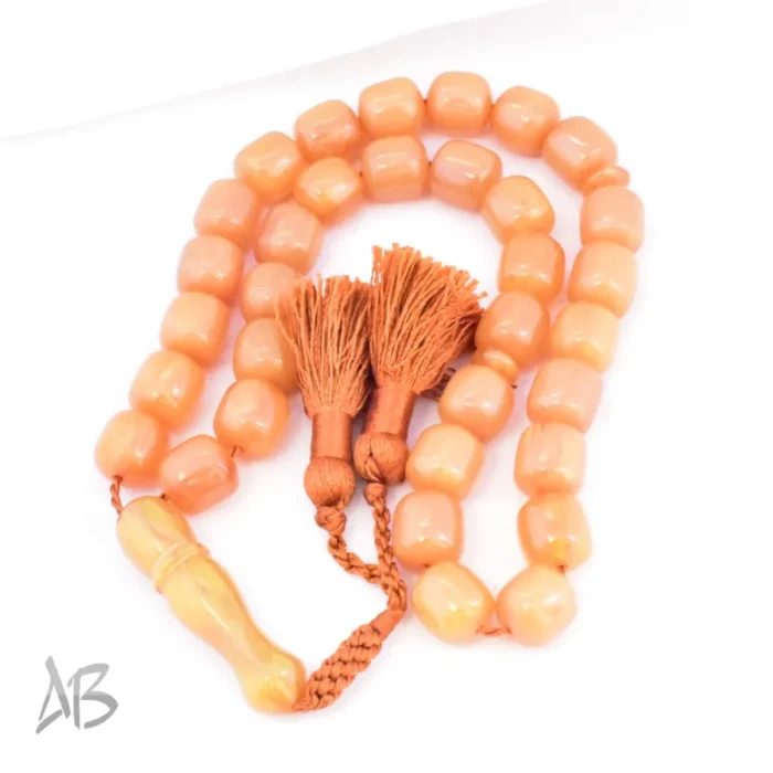 تسبیح سندلوس بودار 33 دانه اصل کد 1197 استوانه‌ای لبه گرد آقابزرگ - Image 4