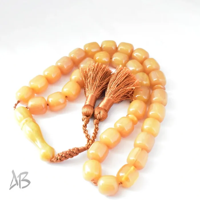 تسبیح سندلوس بودار 33 دانه اصل کد 1197 استوانه‌ای لبه گرد آقابزرگ - Image 6