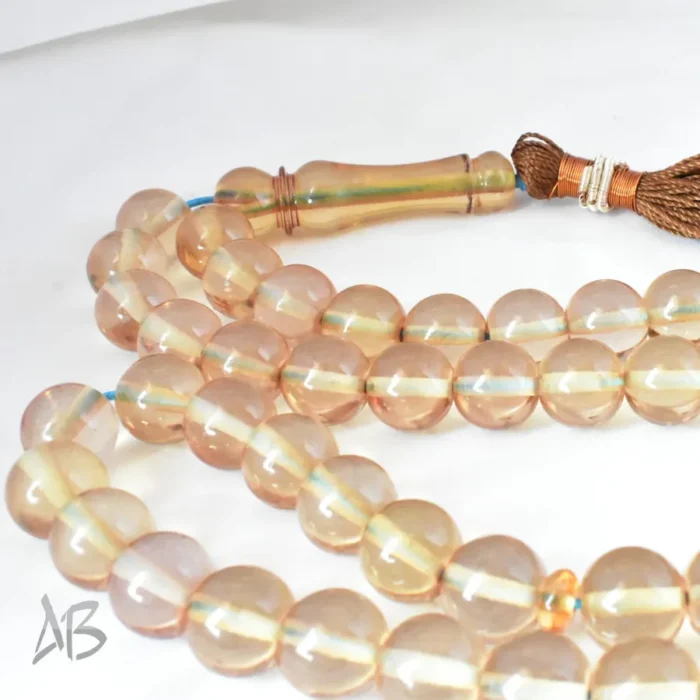 تسبیح سندلوس 51 دانه اصل بودار گرد سایز 10 کد 1198 آقابزرگ - Image 6