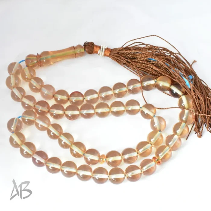 تسبیح سندلوس 51 دانه اصل بودار گرد سایز 10 کد 1198 آقابزرگ - Image 7