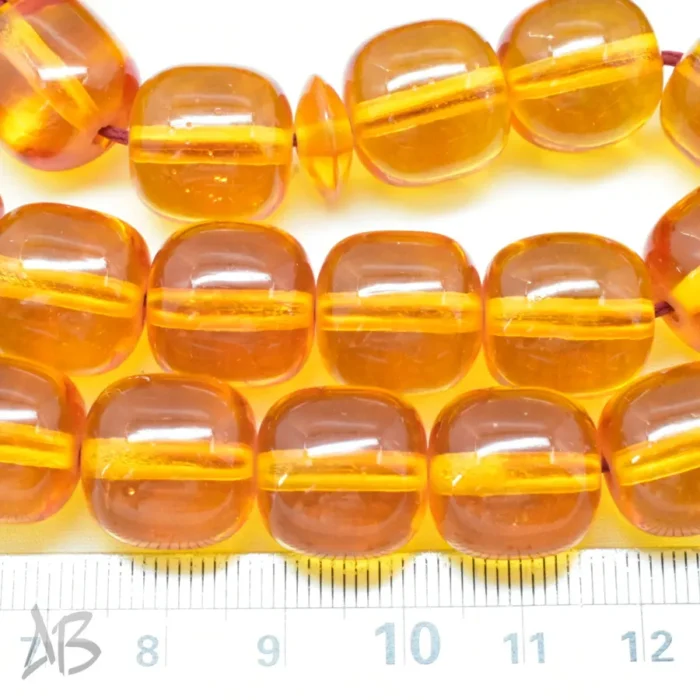 تسبیح سندلوس بودار 33 دانه اصل کد 1209 استوانه‌ای خوشرنگ آقابزرگ - Image 3