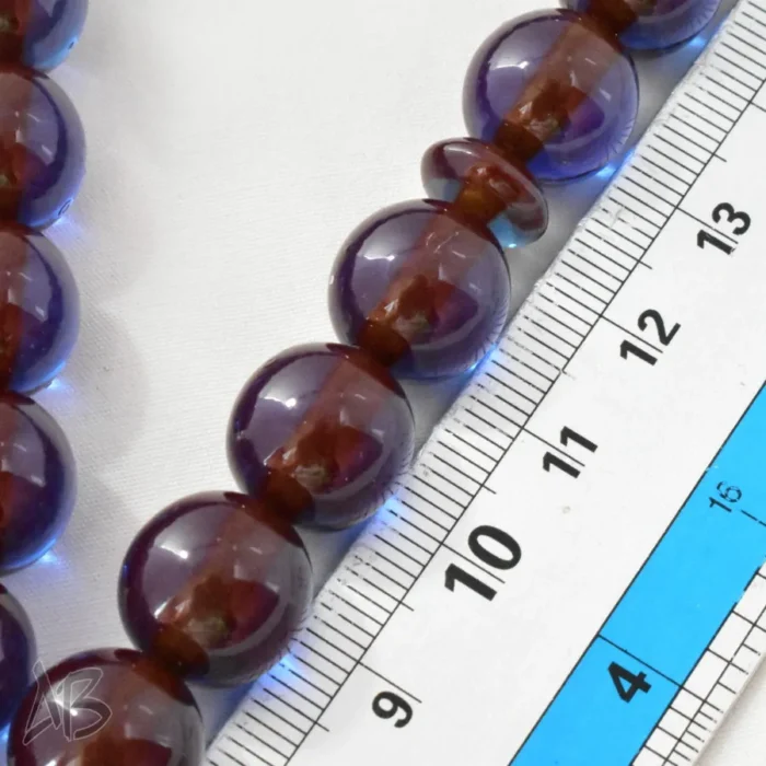 تسبیح سندلوس 33 دانه بودار آلمانی (تراش هنگ کنگ) دوپوست سایز 12 کد 1216 آقابزرگ - Image 3