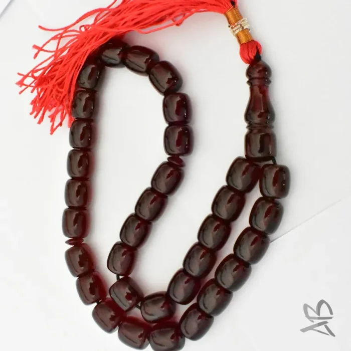 تسبیح سندلوس بودار 33 دانه اصل کد 1217 استوانه‌ای بسیار خوشرنگ سایز 12 - Image 9