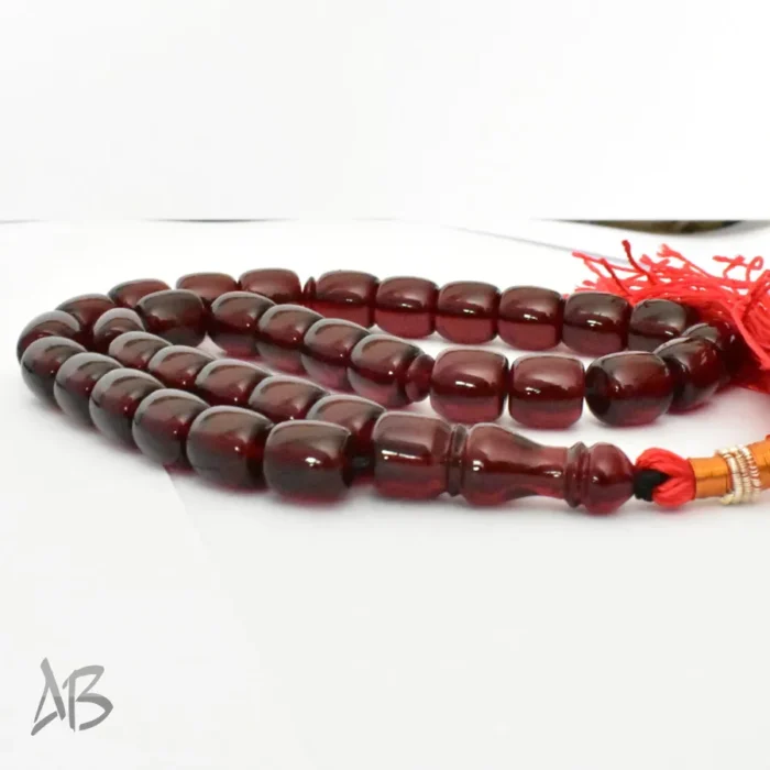 تسبیح سندلوس بودار 33 دانه اصل کد 1217 استوانه‌ای بسیار خوشرنگ سایز 12 - Image 4