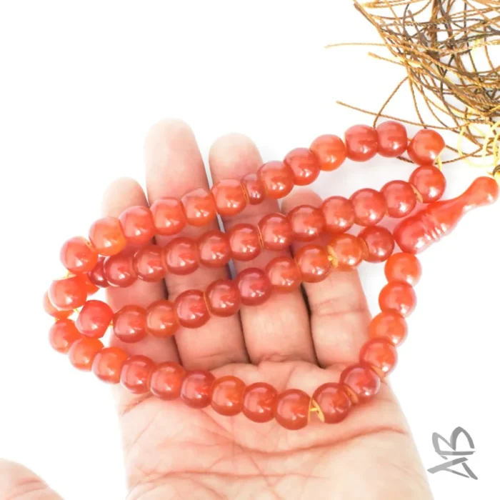 تسبیح سندلوس 51 دانه کد 1218 بودار تراش قیچی 9 در11 آقابزرگ - Image 3