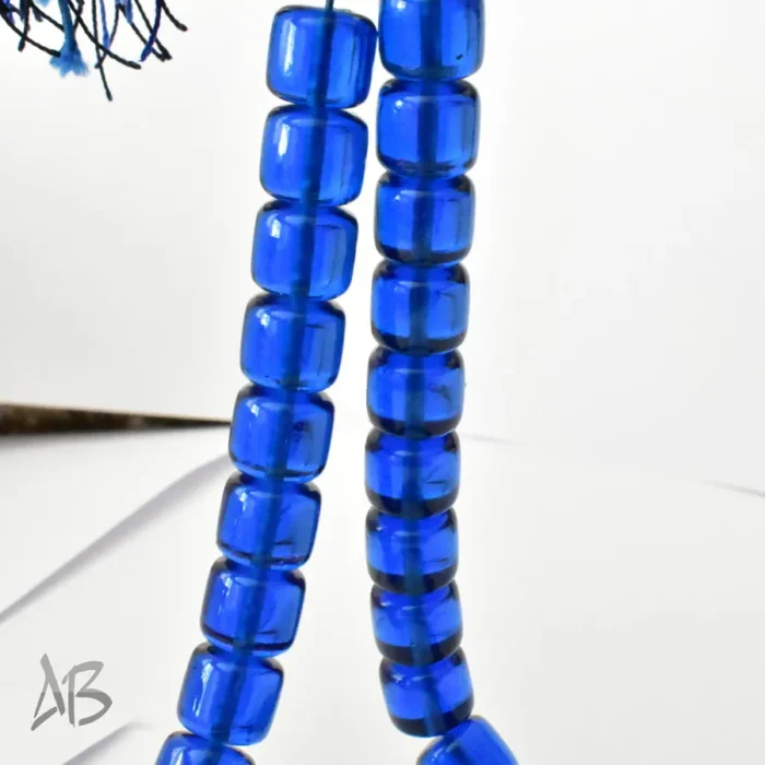 تسبیح سندلوس بودار 35 دانه اصل کد 1219 استوانه‌ای بسیار خوشرنگ سایز 12 در 14 آقابزرگ - Image 4