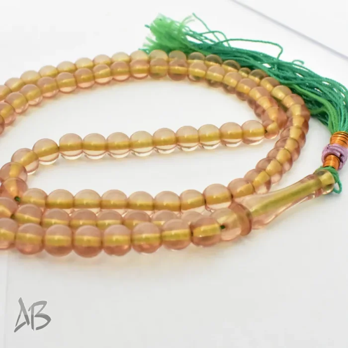 تسبیح سندلوس 100 دانه (101 دانه) کد 1223 بودار گرد خوشرنگ سایز 7 آقابزرگ - Image 6