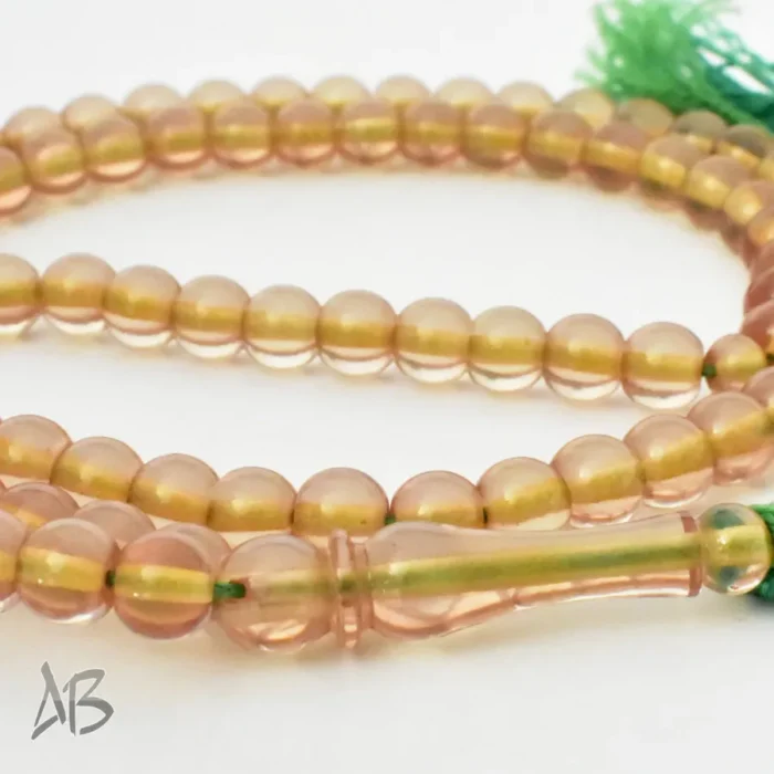 تسبیح سندلوس 100 دانه (101 دانه) کد 1223 بودار گرد خوشرنگ سایز 7 آقابزرگ - Image 7