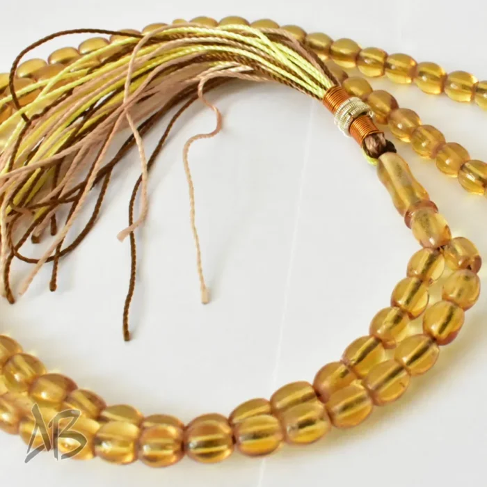 تسبیح سندلوس 100 دانه (101 دانه) کد 1224 بودار ریز 5.5 در 6.5 آقابزرگ - Image 3