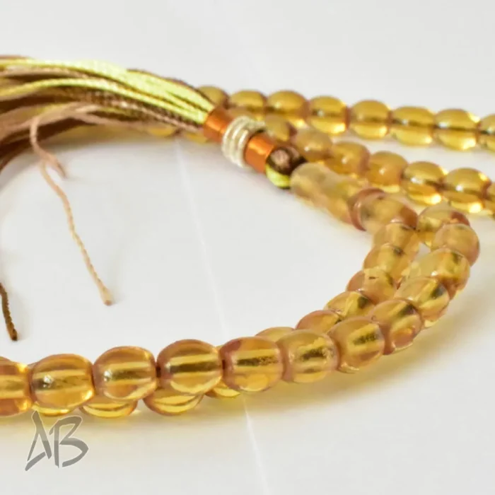 تسبیح سندلوس 100 دانه (101 دانه) کد 1224 بودار ریز 5.5 در 6.5 آقابزرگ - Image 5