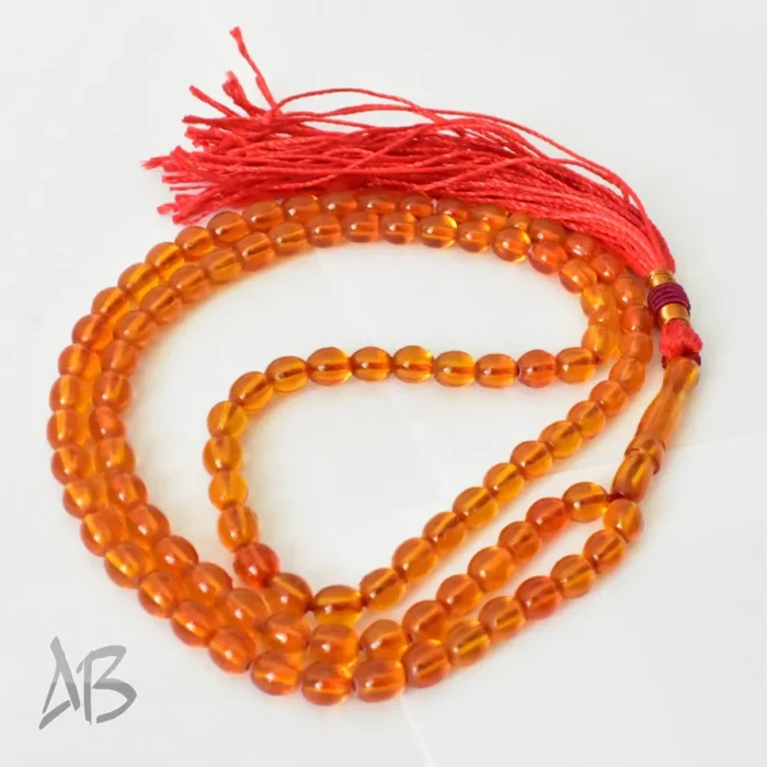 تسبیح سندلوس 100 دانه کد 1229 بودار بیضی سبک 6 در 7 آقابزرگ - Image 6