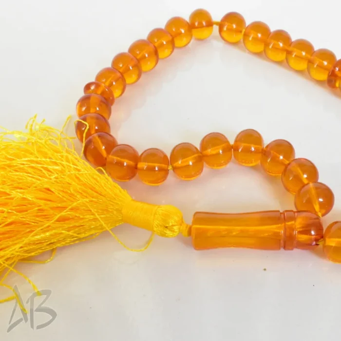 تسبیح سندلوس 33 دانه اصل بودار کد 1252 تراش شلغمی کوتاه سایز 11 در 13 - Image 6