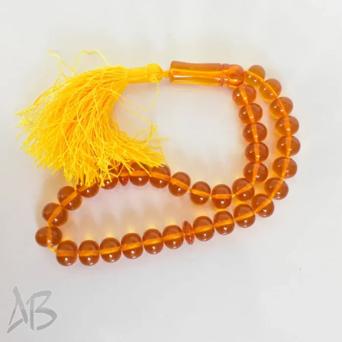 تسبیح سندلوس 33 دانه اصل بودار کد 1252 تراش شلغمی کوتاه سایز 11 در 13 - Image 7