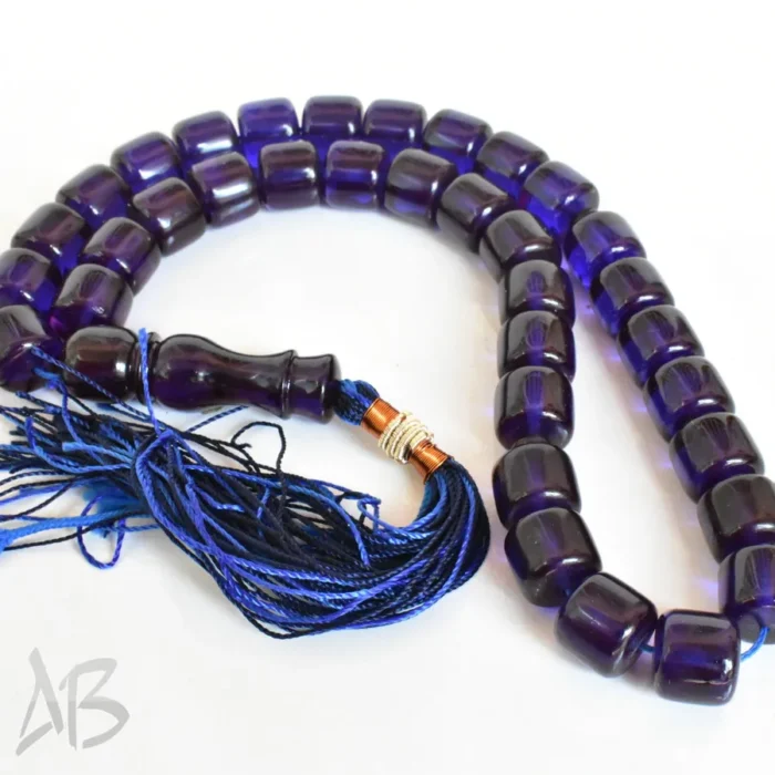 تسبیح سندلوس بودار 35 دانه اصل کد 1257 استوانه‌ای دوپوست خوشرنگ سایز 13 آقابزرگ - Image 5