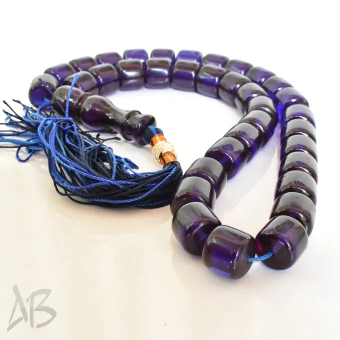 تسبیح سندلوس بودار 35 دانه اصل کد 1257 استوانه‌ای دوپوست خوشرنگ سایز 13 آقابزرگ - Image 6