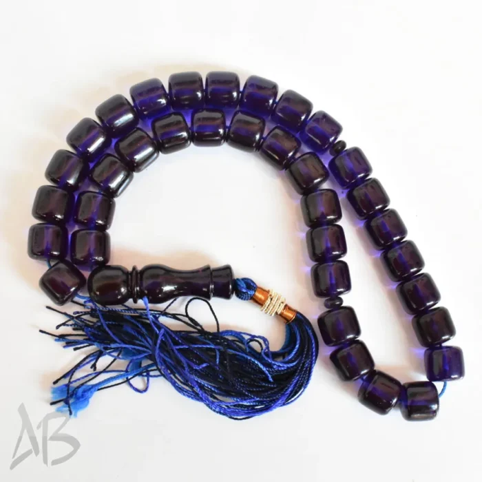 تسبیح سندلوس بودار 35 دانه اصل کد 1257 استوانه‌ای دوپوست خوشرنگ سایز 13 آقابزرگ - Image 8