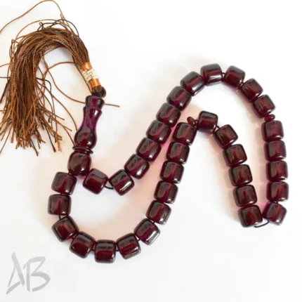 تسبیح سندلوس بودار 35 دانه استوانه ای