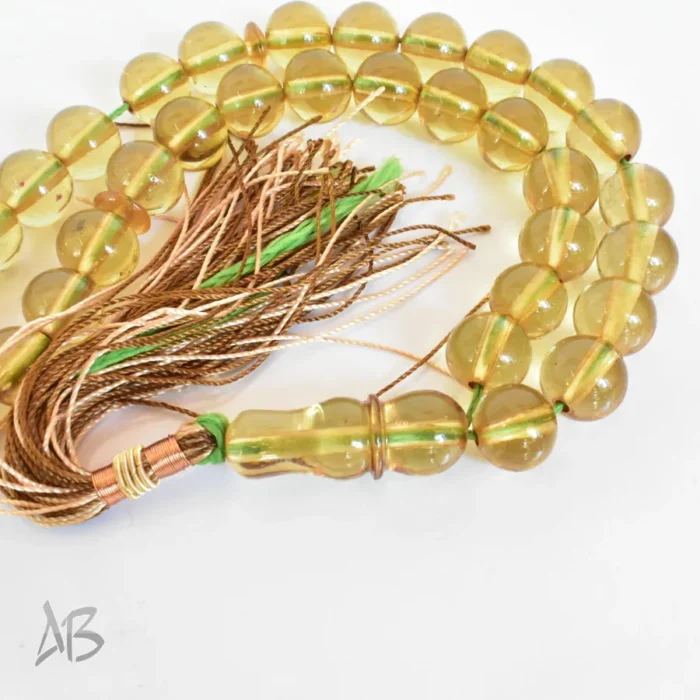 تسبیح سندلوس 33 دانه اصل کد 1275 بودار گرد سایز 13 خوش تراش آقابزرگ - Image 7