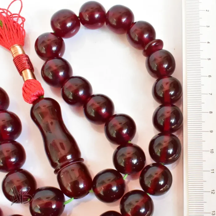 تسبیح سندلوس 33 دانه اصل کد 1280 بودار گرد آقابزرگ - Image 4