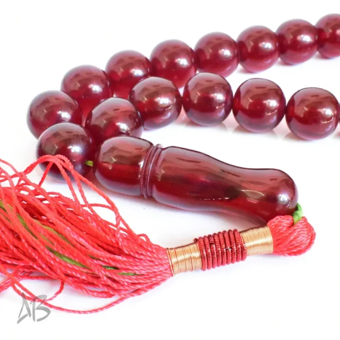 تسبیح سندلوس 33 دانه اصل کد 1280 بودار گرد آقابزرگ - Image 6