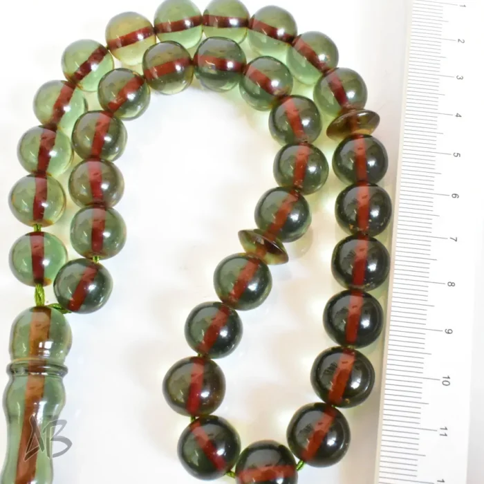 تسبیح سندلوس 33 دانه اصل کد 1282 بودار گرد آقابزرگ - Image 4