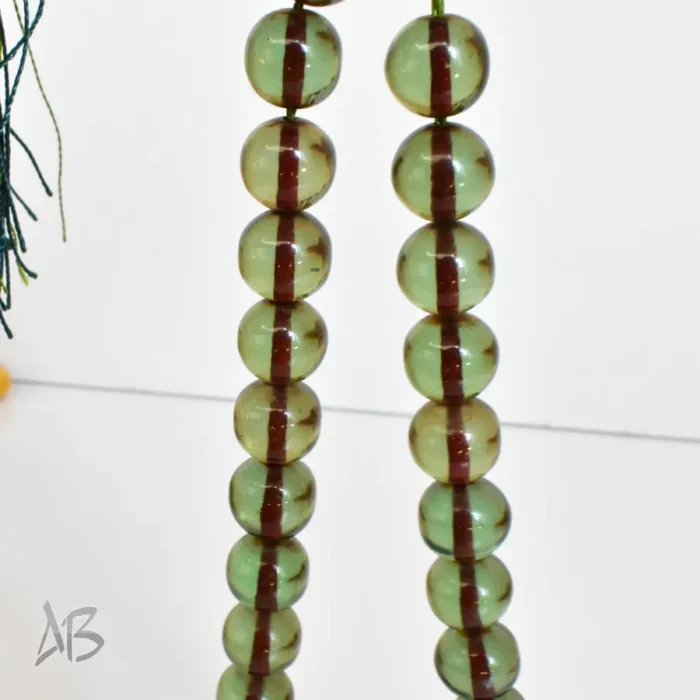 تسبیح سندلوس 33 دانه اصل کد 1282 بودار گرد آقابزرگ - Image 6