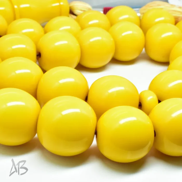 تسبیح سندلوس بودار 33 دانه اصل کد 1283 سایز 26 بسیار خوش تراش و درشت - Image 11