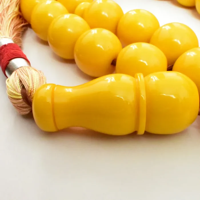 تسبیح سندلوس بودار 33 دانه اصل کد 1283 سایز 26 بسیار خوش تراش و درشت - Image 5