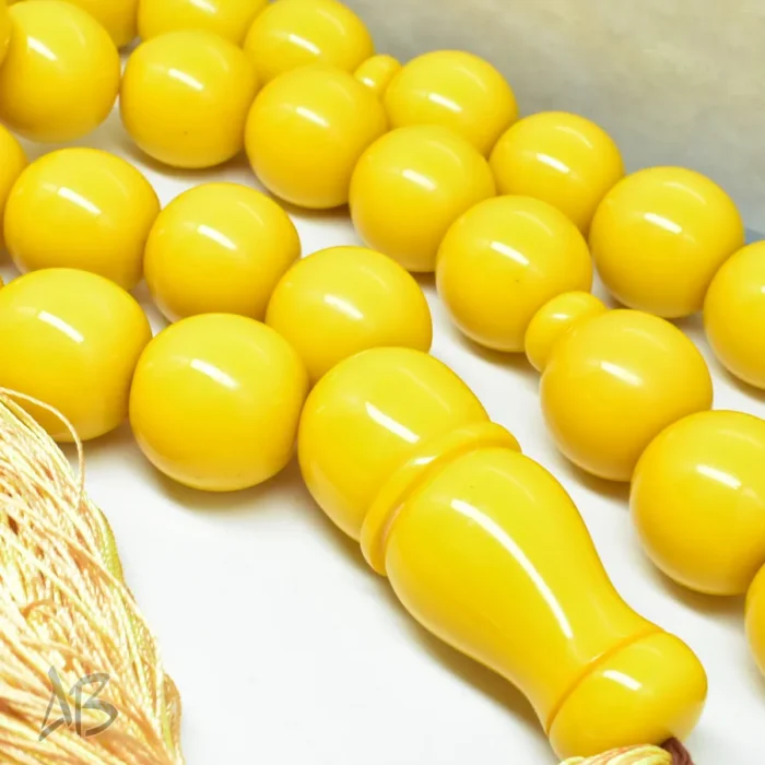 تسبیح سندلوس بودار 33 دانه اصل کد 1283 سایز 26 بسیار خوش تراش و درشت - Image 8