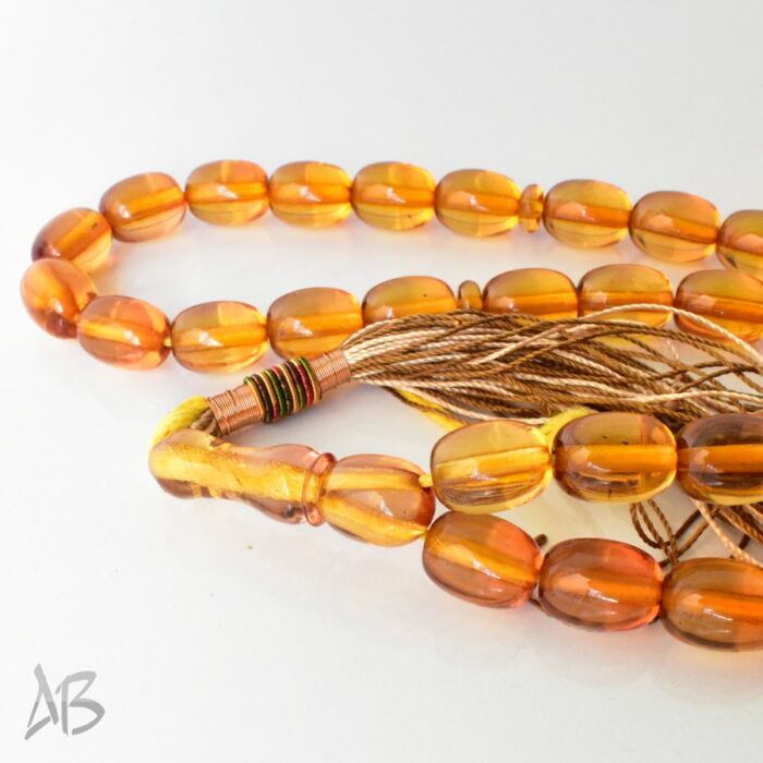 تسبیح سندلوس اصل بودار 35 دانه تخم کفتری 12 در 15 کد 1284 آقابزرگ - Image 6