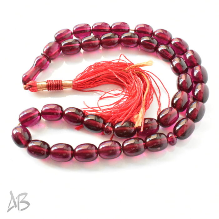 تسبیح سندلوس 35 دانه اصل کد 1286 بودار خربزه‌ای جذاب و خوشدست آقابزرگ - Image 7