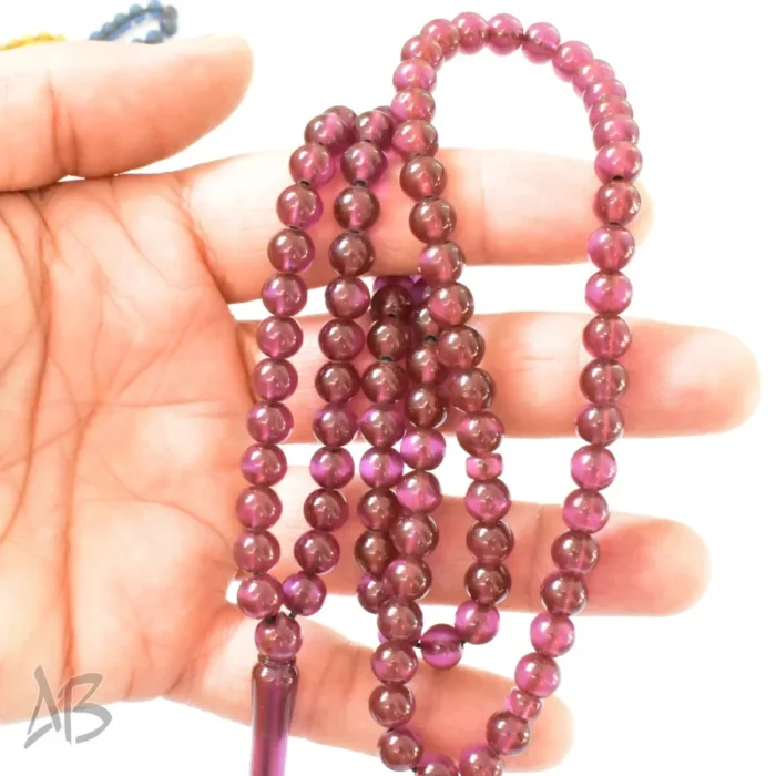 تسبیح سندلوس 100 دانه (101 دانه) کد 1144 بودار گرد آقابزرگ - Image 4